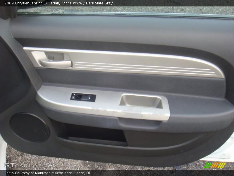 Stone White / Dark Slate Gray 2009 Chrysler Sebring LX Sedan