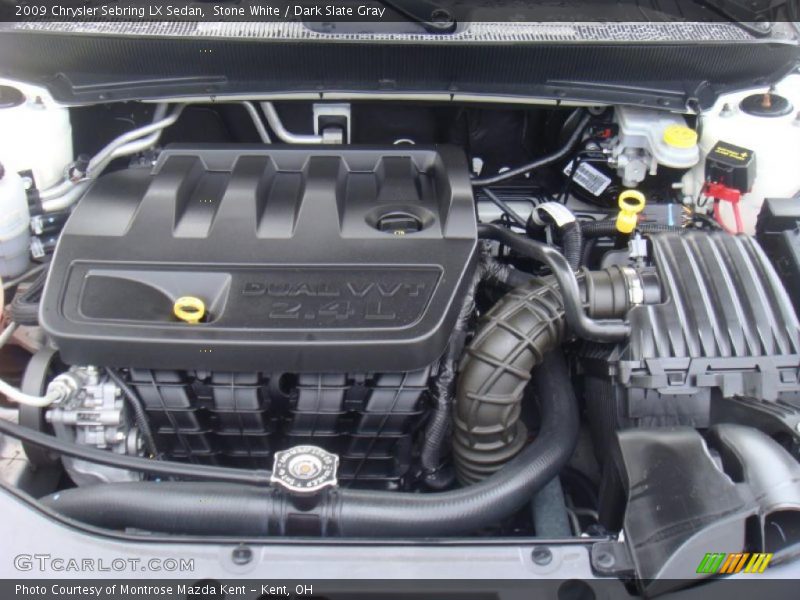 Stone White / Dark Slate Gray 2009 Chrysler Sebring LX Sedan