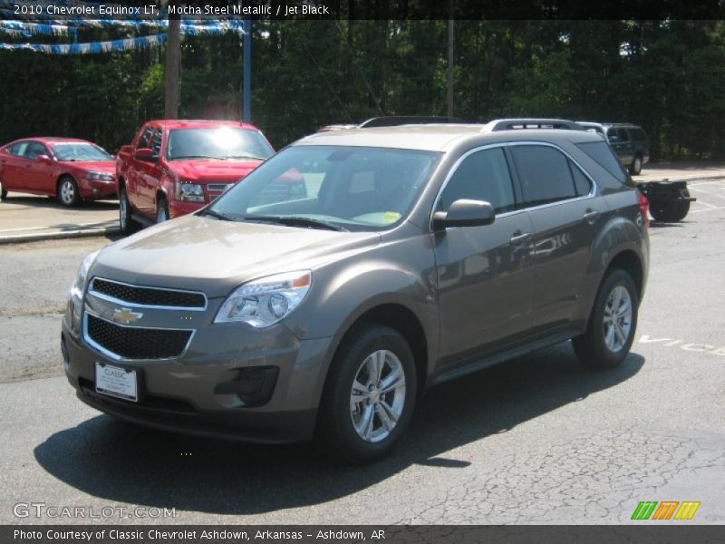 Mocha Steel Metallic / Jet Black 2010 Chevrolet Equinox LT