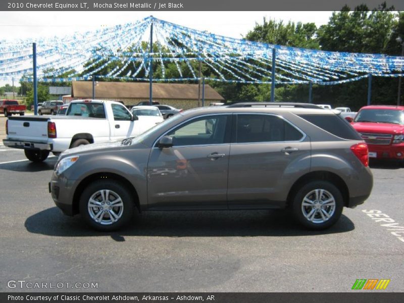 Mocha Steel Metallic / Jet Black 2010 Chevrolet Equinox LT
