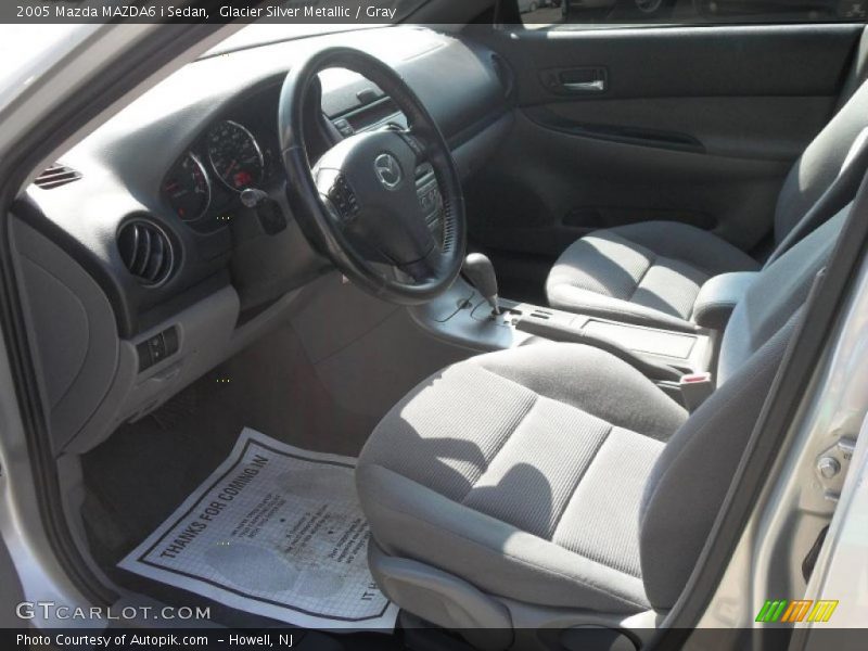 Glacier Silver Metallic / Gray 2005 Mazda MAZDA6 i Sedan