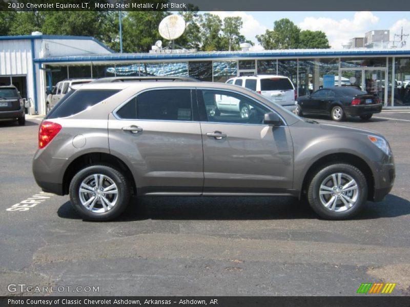 Mocha Steel Metallic / Jet Black 2010 Chevrolet Equinox LT