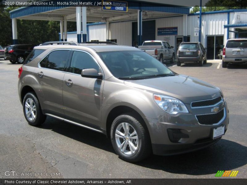 Mocha Steel Metallic / Jet Black 2010 Chevrolet Equinox LT