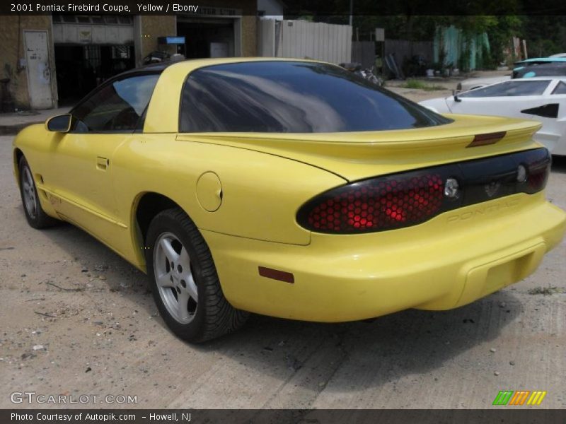 Yellow / Ebony 2001 Pontiac Firebird Coupe