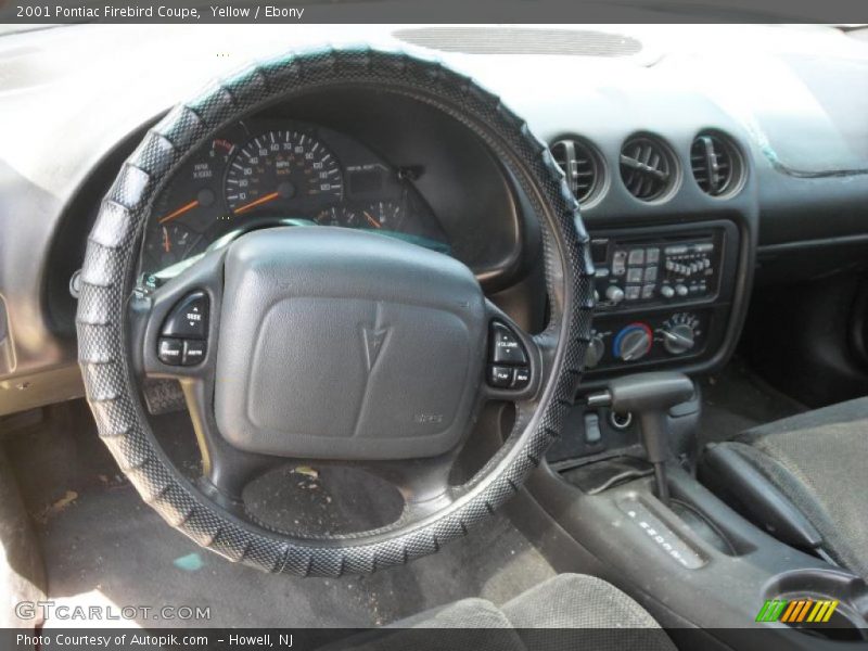 Yellow / Ebony 2001 Pontiac Firebird Coupe