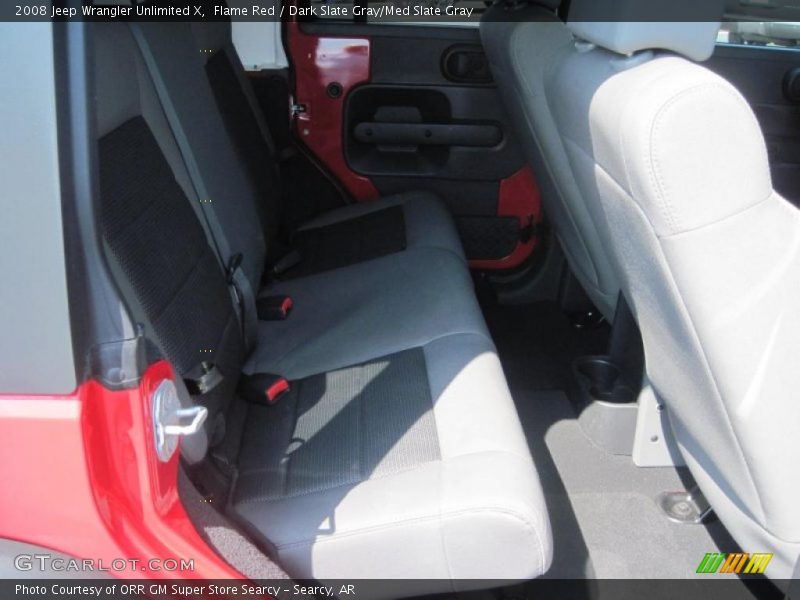 Flame Red / Dark Slate Gray/Med Slate Gray 2008 Jeep Wrangler Unlimited X