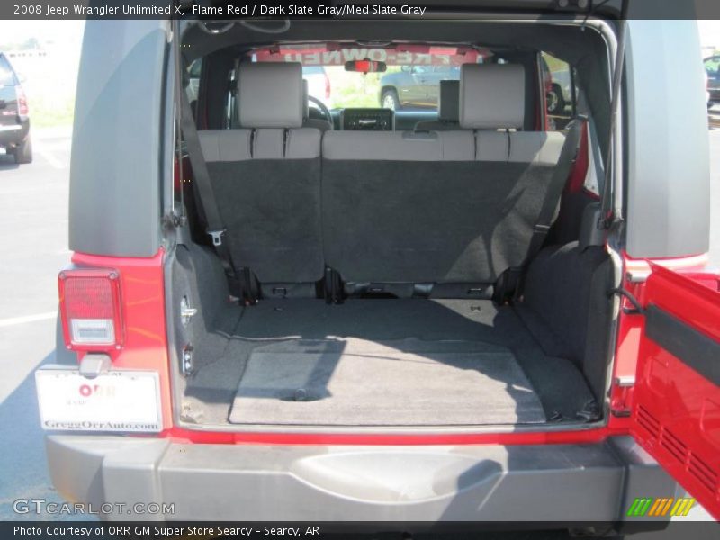 Flame Red / Dark Slate Gray/Med Slate Gray 2008 Jeep Wrangler Unlimited X