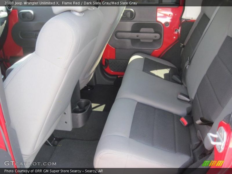 Flame Red / Dark Slate Gray/Med Slate Gray 2008 Jeep Wrangler Unlimited X