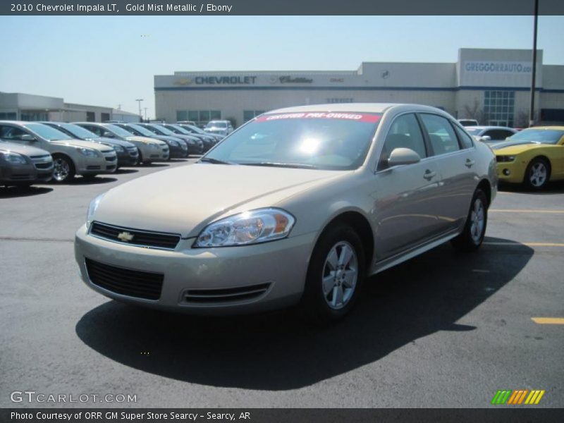 Gold Mist Metallic / Ebony 2010 Chevrolet Impala LT