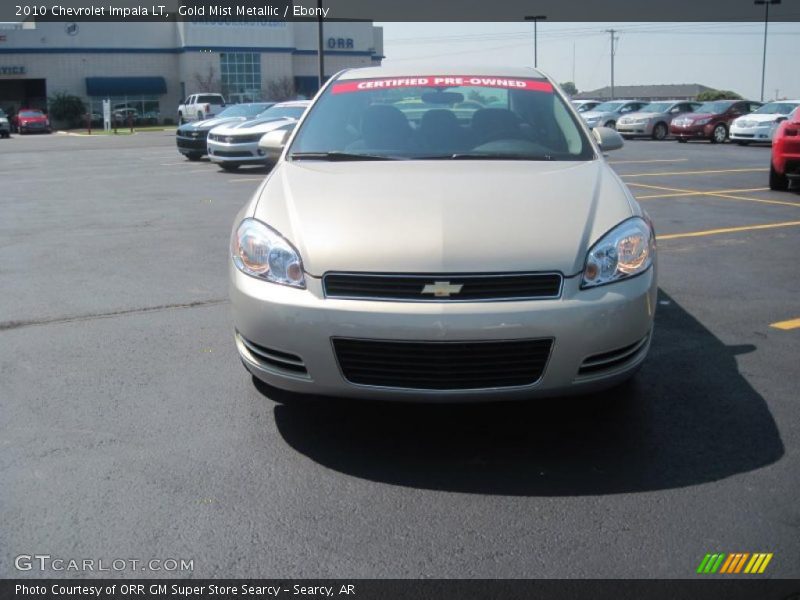 Gold Mist Metallic / Ebony 2010 Chevrolet Impala LT