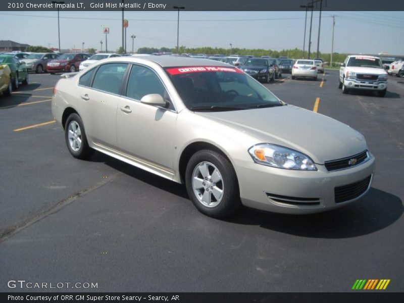 Gold Mist Metallic / Ebony 2010 Chevrolet Impala LT