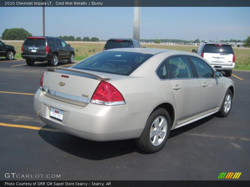 Gold Mist Metallic / Ebony 2010 Chevrolet Impala LT