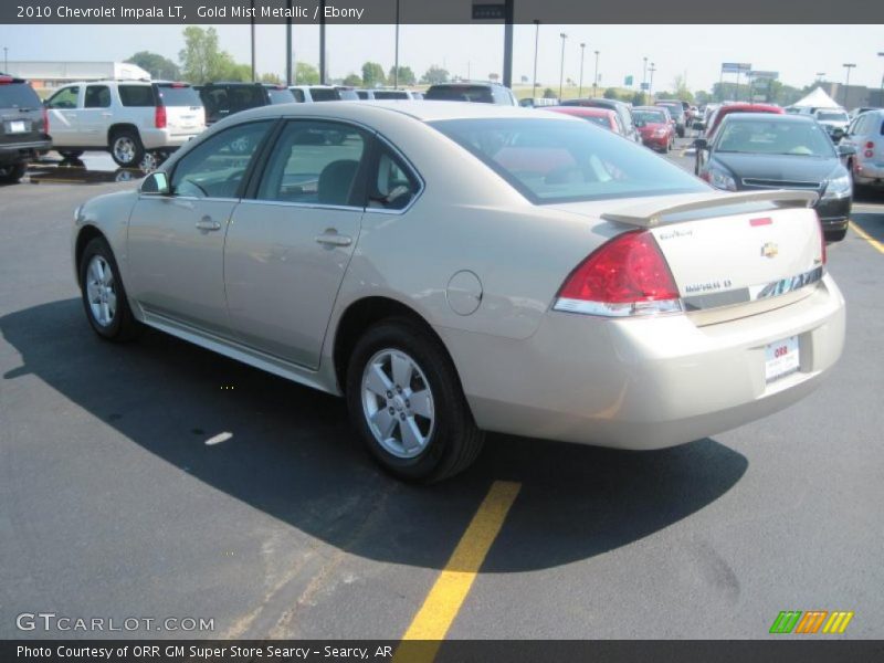 Gold Mist Metallic / Ebony 2010 Chevrolet Impala LT
