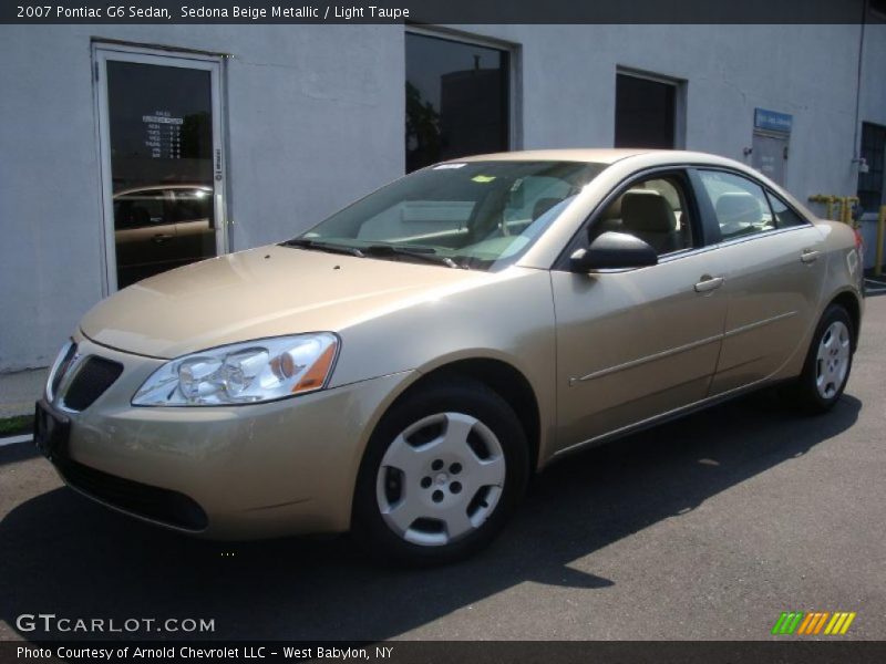 Sedona Beige Metallic / Light Taupe 2007 Pontiac G6 Sedan
