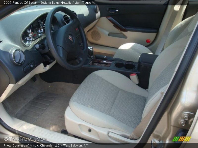 Sedona Beige Metallic / Light Taupe 2007 Pontiac G6 Sedan