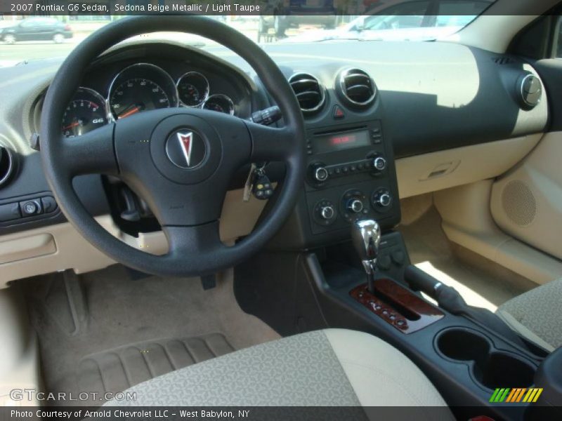 Sedona Beige Metallic / Light Taupe 2007 Pontiac G6 Sedan