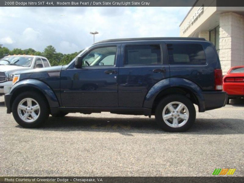 Modern Blue Pearl / Dark Slate Gray/Light Slate Gray 2008 Dodge Nitro SXT 4x4