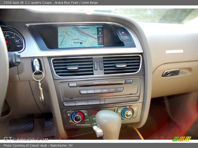 Aruba Blue Pearl / Linen Beige 2009 Audi A5 3.2 quattro Coupe