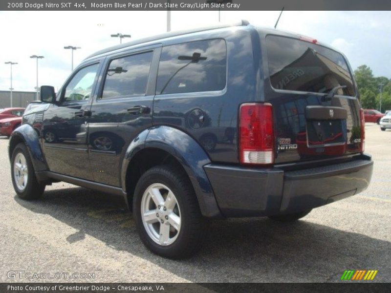 Modern Blue Pearl / Dark Slate Gray/Light Slate Gray 2008 Dodge Nitro SXT 4x4