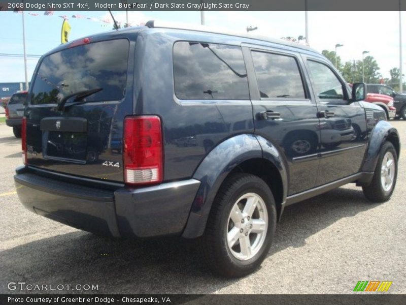 Modern Blue Pearl / Dark Slate Gray/Light Slate Gray 2008 Dodge Nitro SXT 4x4