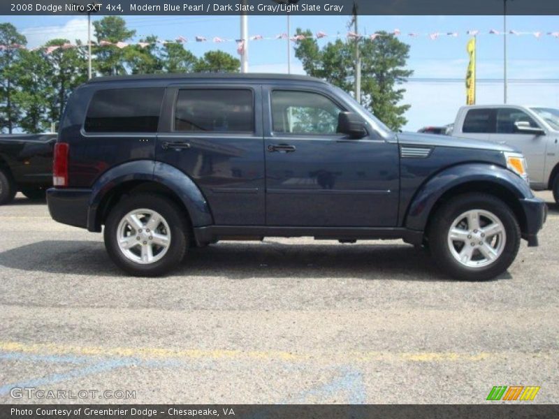 Modern Blue Pearl / Dark Slate Gray/Light Slate Gray 2008 Dodge Nitro SXT 4x4