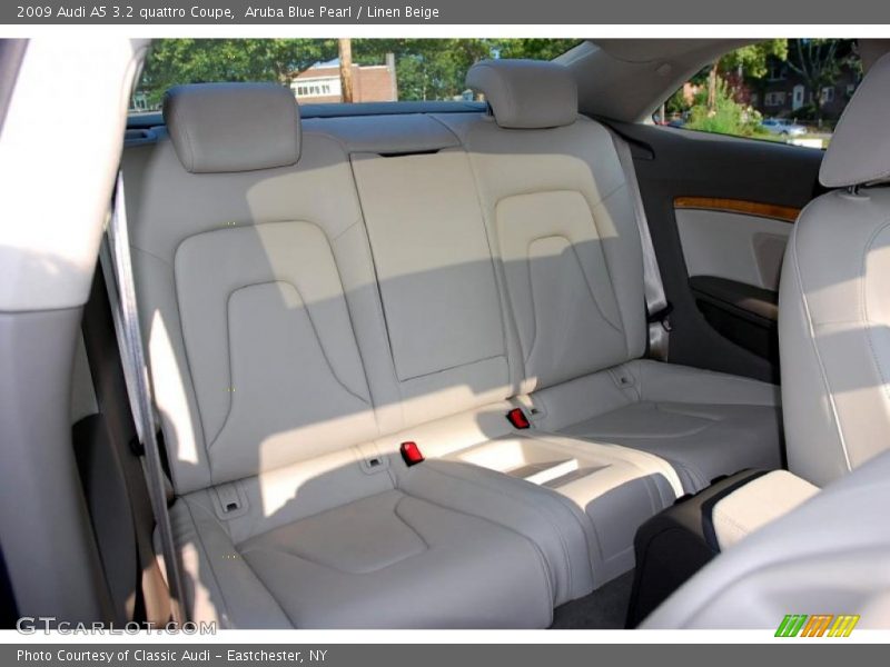 Aruba Blue Pearl / Linen Beige 2009 Audi A5 3.2 quattro Coupe