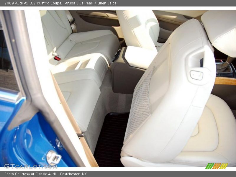 Aruba Blue Pearl / Linen Beige 2009 Audi A5 3.2 quattro Coupe