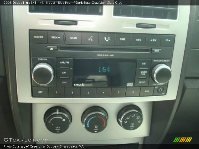 Modern Blue Pearl / Dark Slate Gray/Light Slate Gray 2008 Dodge Nitro SXT 4x4