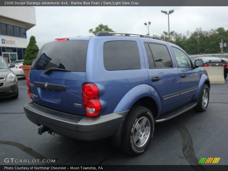 Marine Blue Pearl / Dark/Light Slate Gray 2008 Dodge Durango Adventurer 4x4