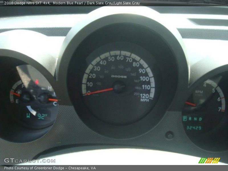 Modern Blue Pearl / Dark Slate Gray/Light Slate Gray 2008 Dodge Nitro SXT 4x4