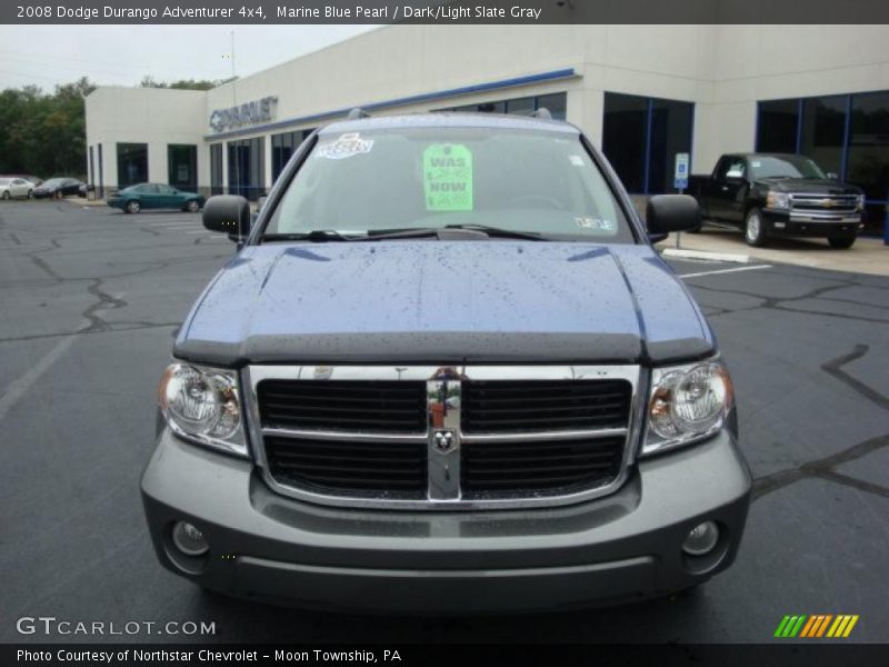 Marine Blue Pearl / Dark/Light Slate Gray 2008 Dodge Durango Adventurer 4x4
