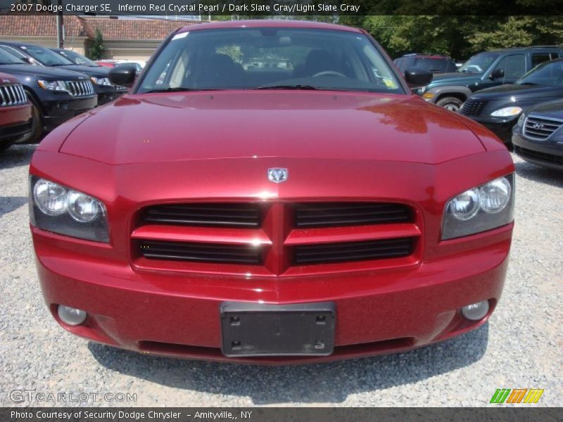 Inferno Red Crystal Pearl / Dark Slate Gray/Light Slate Gray 2007 Dodge Charger SE