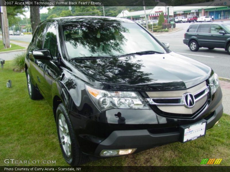 Formal Black Pearl / Ebony 2007 Acura MDX Technology