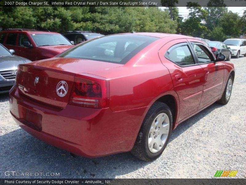Inferno Red Crystal Pearl / Dark Slate Gray/Light Slate Gray 2007 Dodge Charger SE