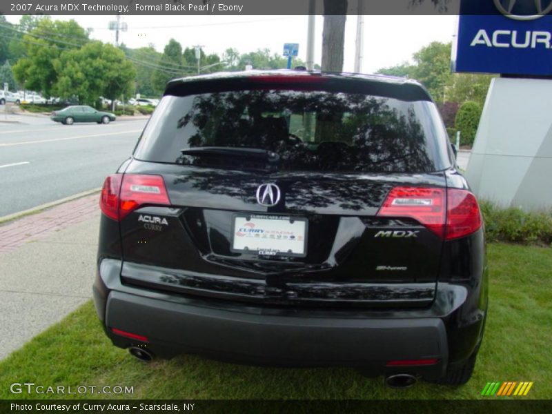 Formal Black Pearl / Ebony 2007 Acura MDX Technology