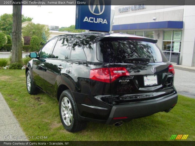 Formal Black Pearl / Ebony 2007 Acura MDX Technology