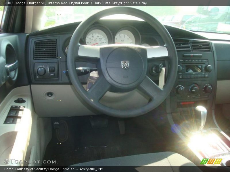 Inferno Red Crystal Pearl / Dark Slate Gray/Light Slate Gray 2007 Dodge Charger SE