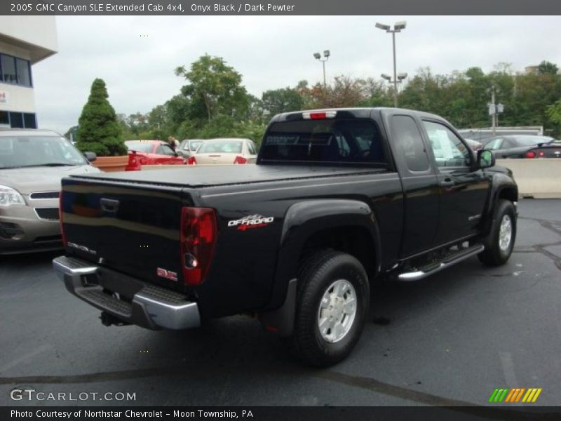 Onyx Black / Dark Pewter 2005 GMC Canyon SLE Extended Cab 4x4
