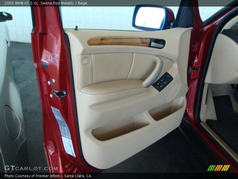 Sienna Red Metallic / Beige 2003 BMW X5 3.0i