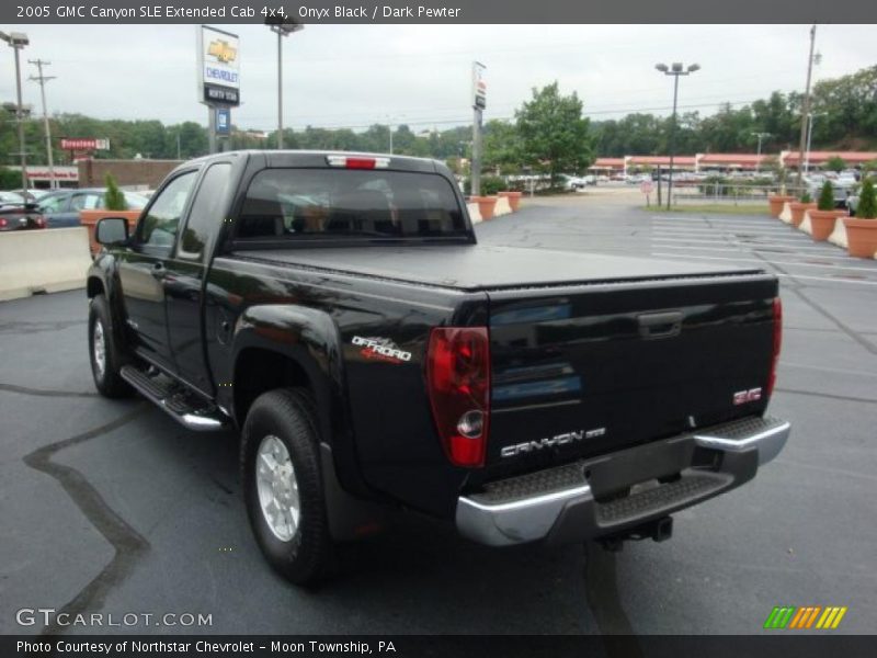 Onyx Black / Dark Pewter 2005 GMC Canyon SLE Extended Cab 4x4