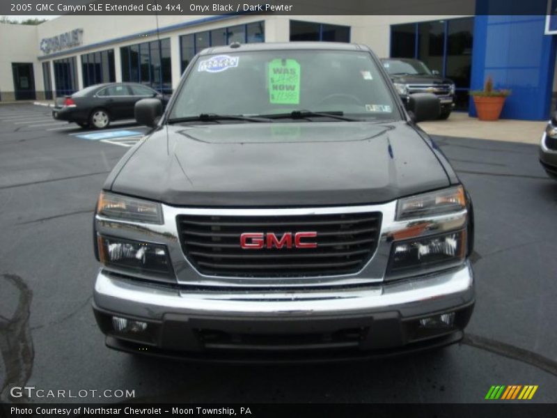Onyx Black / Dark Pewter 2005 GMC Canyon SLE Extended Cab 4x4