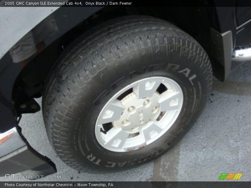 Onyx Black / Dark Pewter 2005 GMC Canyon SLE Extended Cab 4x4