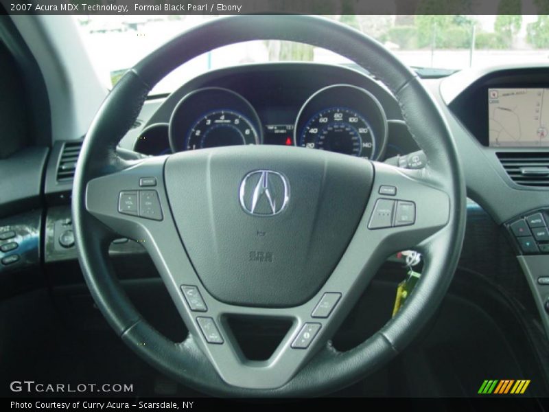 Formal Black Pearl / Ebony 2007 Acura MDX Technology