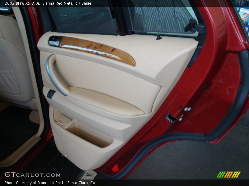Sienna Red Metallic / Beige 2003 BMW X5 3.0i