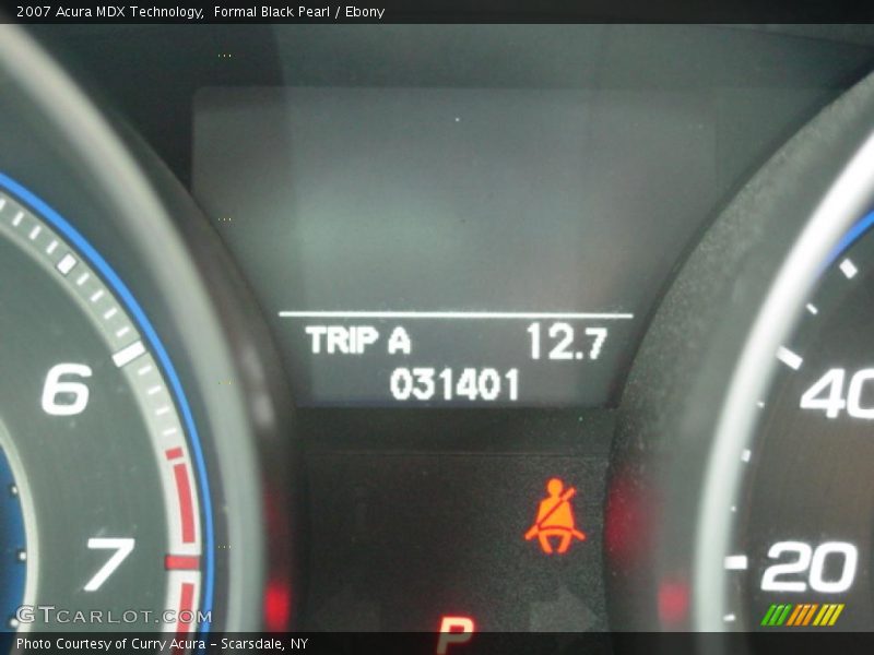 Formal Black Pearl / Ebony 2007 Acura MDX Technology
