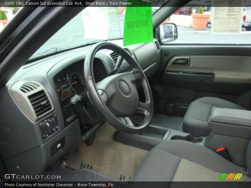 Onyx Black / Dark Pewter 2005 GMC Canyon SLE Extended Cab 4x4