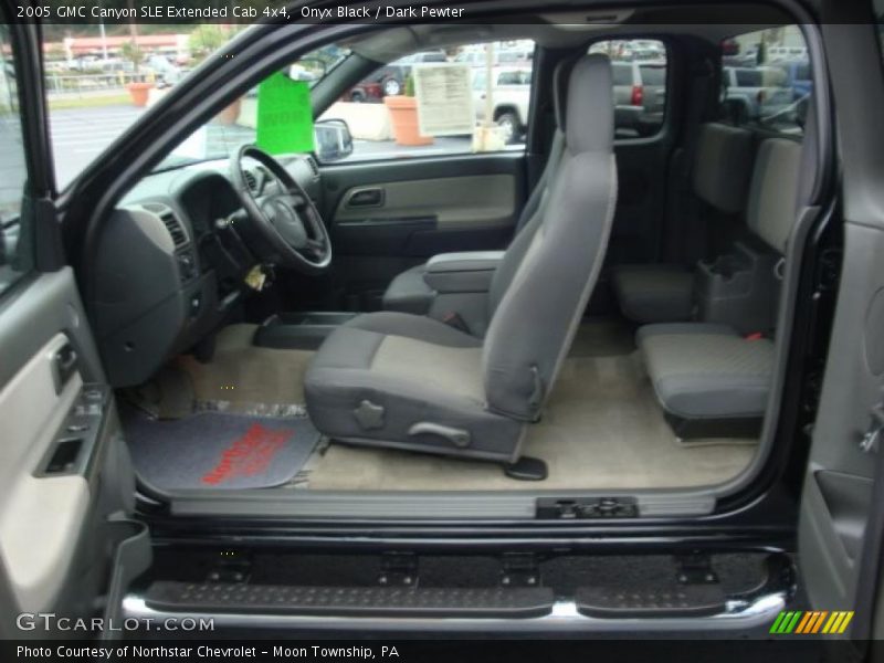 Onyx Black / Dark Pewter 2005 GMC Canyon SLE Extended Cab 4x4