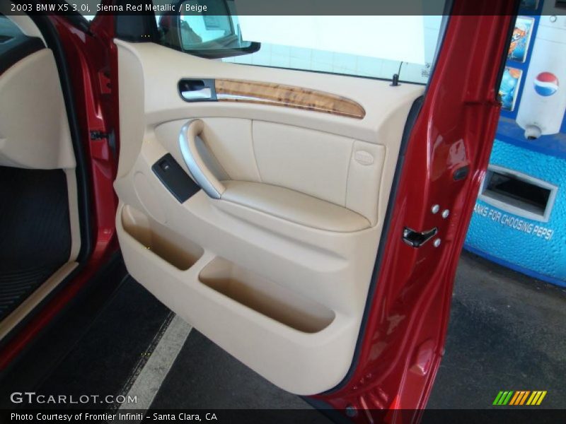Sienna Red Metallic / Beige 2003 BMW X5 3.0i