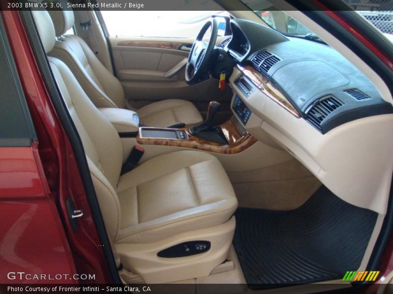 Sienna Red Metallic / Beige 2003 BMW X5 3.0i