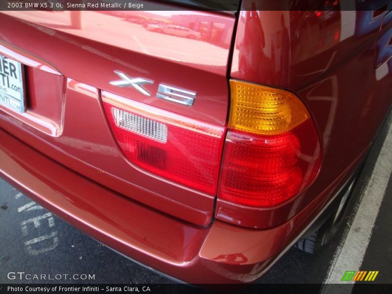 Sienna Red Metallic / Beige 2003 BMW X5 3.0i